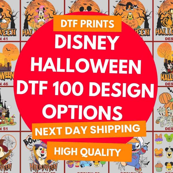 100 Disney Halloween SVGPNG Design Options for PressReady Transfers