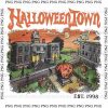 1998 Vintage Halloween Town Png Shirt Design Trendy Pumpkins