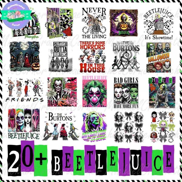 20+ Never Trust The Living Png Bundle, Horror Movie Png Bundle, It's Show Time Png, Halloween Thug Life Png