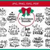 2024 Christmas SVG Bundle Round Ornaments Cricut Designs Shirts JPG