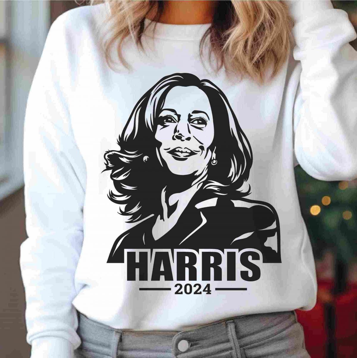 2024 Election Vote Kamala Harris for President Democrat SVG PNG