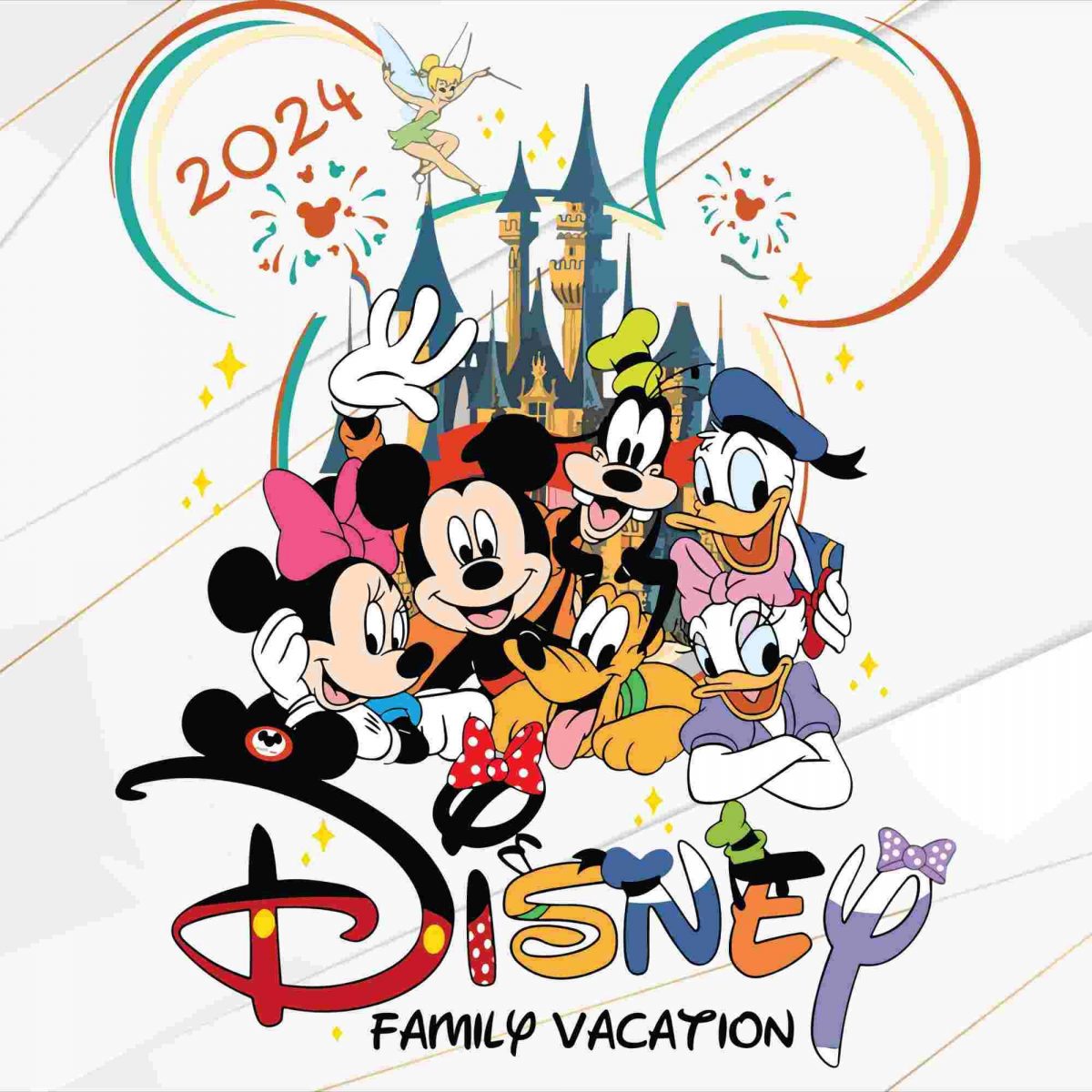 2024 Family Vacation PNG SVG Magical Kingdom Trip Sublimation