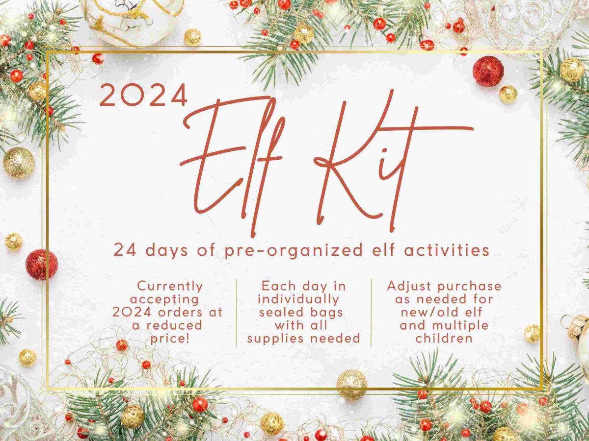 24 day Elf Kit 2024, Christmas Elf Activities Kit, Elf Props, Pre-planned Elf Props, 24 days of Elf Activities, Christmas Elves