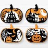 3D Halloween Pumpkins SVG for Laser Cutting Spooky Decor and More