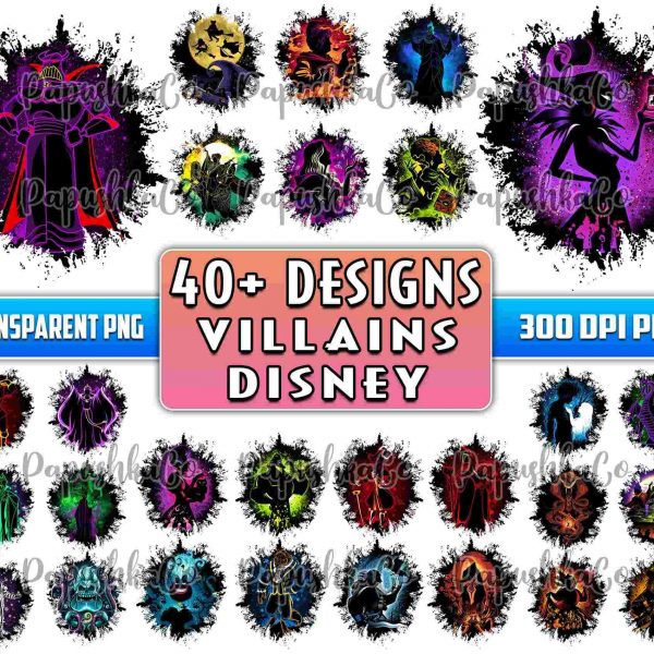 40+ Designs Villains Bundle PNG, Cartoon PNG, Villains Watercolor PNG Sublimation, Villains Cartoon Png, Clipart, Digital Download