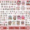 500 Festive Christmas Mouse Bundle with Retro Png Cartoon Movie Png