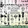 60 Nightmare Before Christmas SVG Bundle Xmas Clipart Cricut Vector