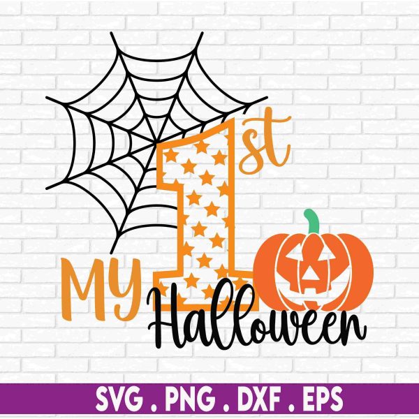 Adorable Babys First Halloween SVG PNG Collection