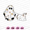 Adorable Ghost Dog Svg Png for Dog Lovers Halloween Gift Spooky