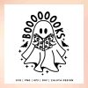 Adorable Ghost SVG for Book Lovers Halloween Nerds and Spooky Readers