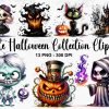 Adorable Halloween Clipart Collection 13 PNG Spooky Happy Pumpkin