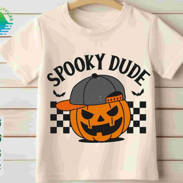 Adorable Halloween Svg for Boys Spooky Dude Cute Pumpkin Funny Trick