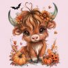 Adorable Highland Cow SvgSpooky Season PumpkinsHighland Cow