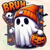 Adorable Kids Halloween Ghost PNGs for Spooky Season Funny Boys