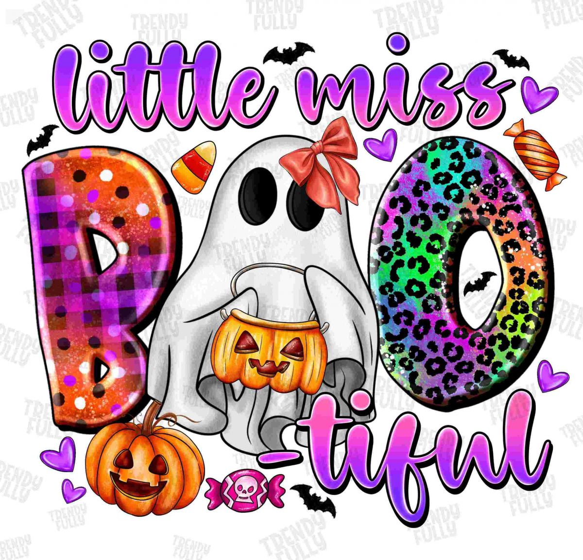 Adorable Little Miss Bootiful Halloween SVG PNG Digital Download