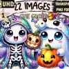 Adorable Spooky Ghosts SVG Collection 22 Cute Halloween Images