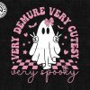 Adorable Spooky SVGs for Trendy Pink Halloween Gen Z Coquette Bow