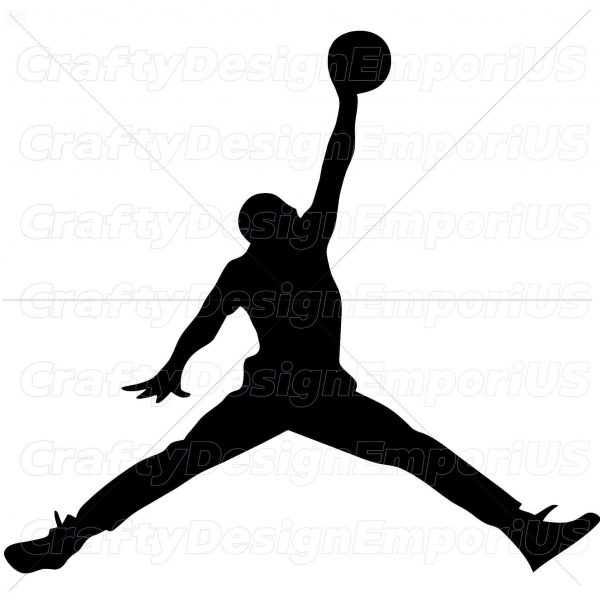 Air Jordan SVG Logo Sneakers for Cricut Basketball Emblem Digital