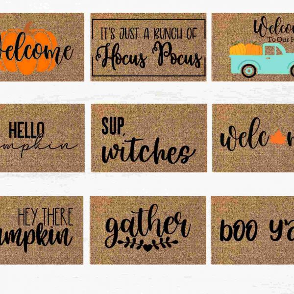 Autumn SVG Collection Doormat Holiday Designs for Cricut