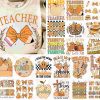 Autumn Teacher Bundle PNG SVG Files Halloween Design Sublimation