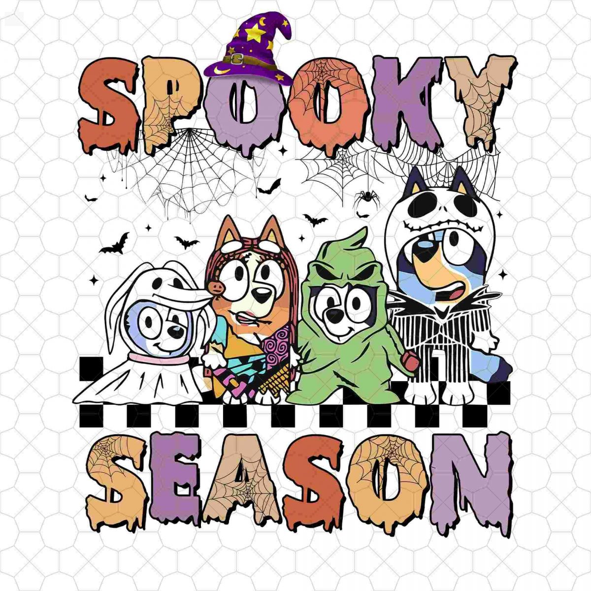 Blue Halloween SVG PNG Spooky Season Treats for the Whole Family