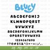 Bluey Two Fonts Bluey SVG Kids Font Digital Download for Canva Logo