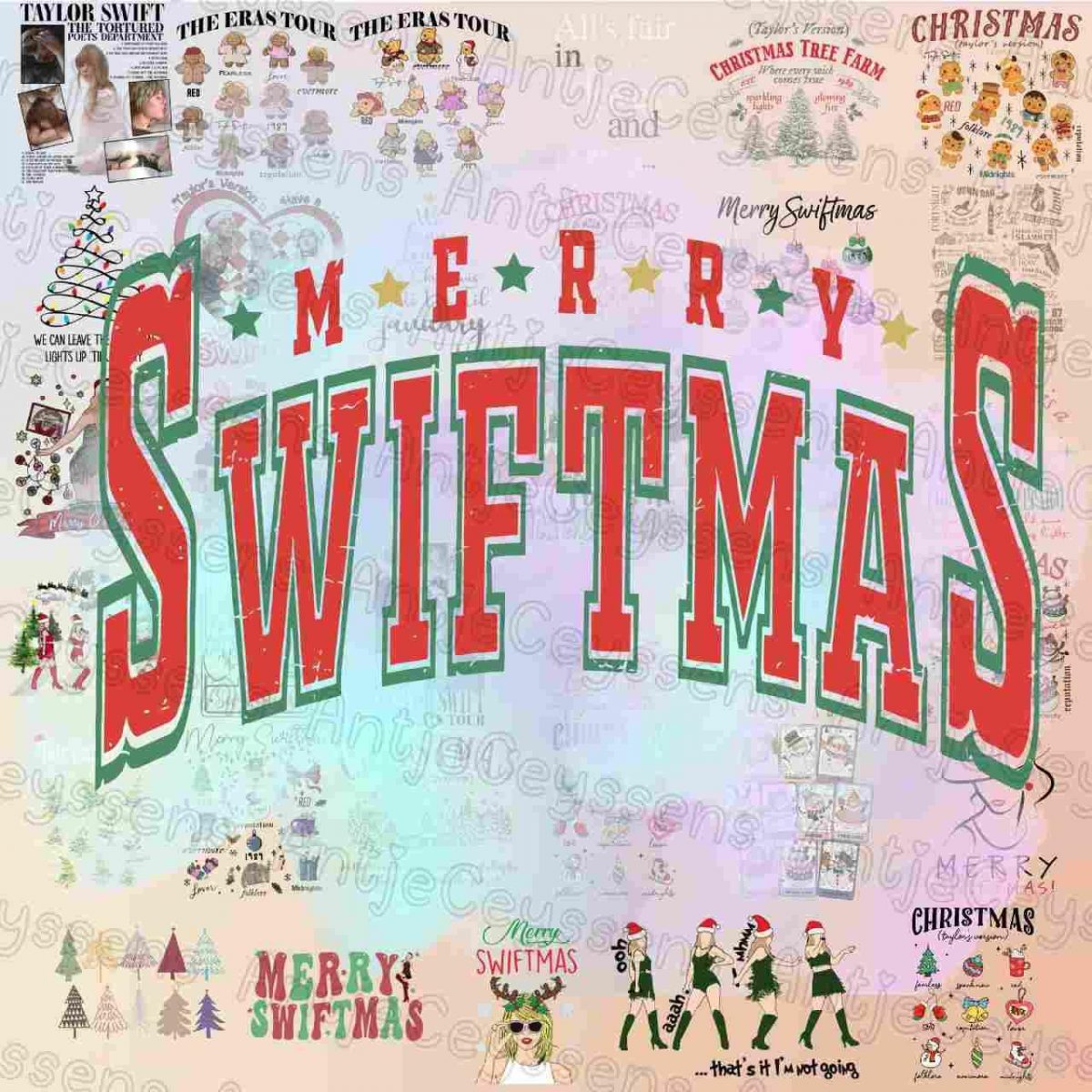 Bundle of Cheer Swiftmas SVG Tay_lor Family TS Fan Gift Swifties PNG