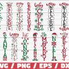 Bundle of Christmas Porch Signs SVG for Cricut Commercial Use