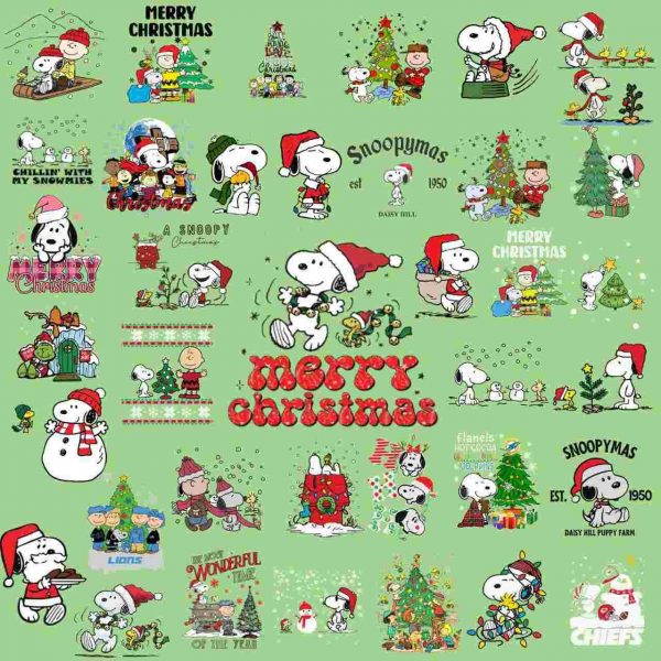 Bundle of Festive Snoo_py Christmas PNGs and SVGs