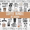 Caffeine Queen Funny Coffee SVG Bundle for Coffee Lovers Mug Cut File