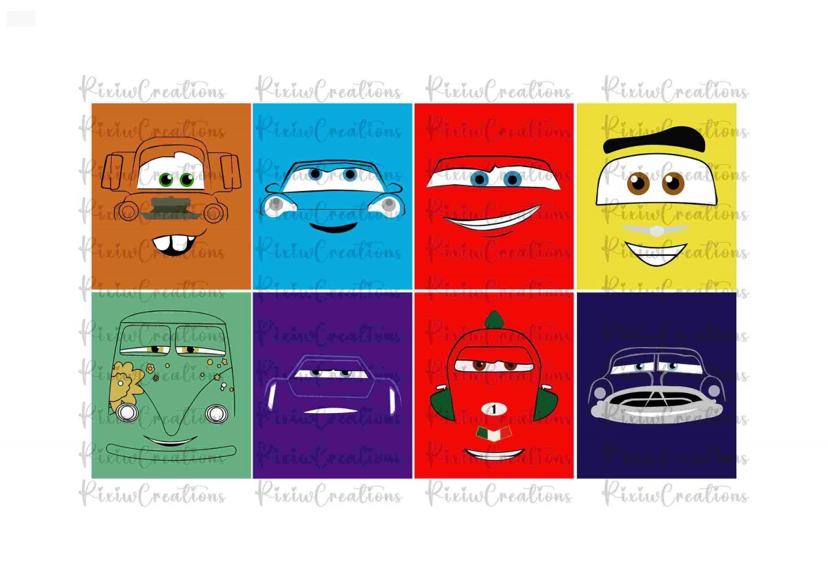 Cars Halloween Costume Bundle Lightning McQueen Svg and Png for Cricut