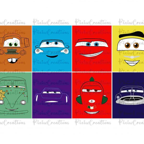 Cars Halloween Costume Bundle Lightning McQueen Svg and Png for Cricut