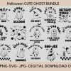 Charming Halloween SVG Bundle Spooky Ghosts Cute Cats Retro Designs