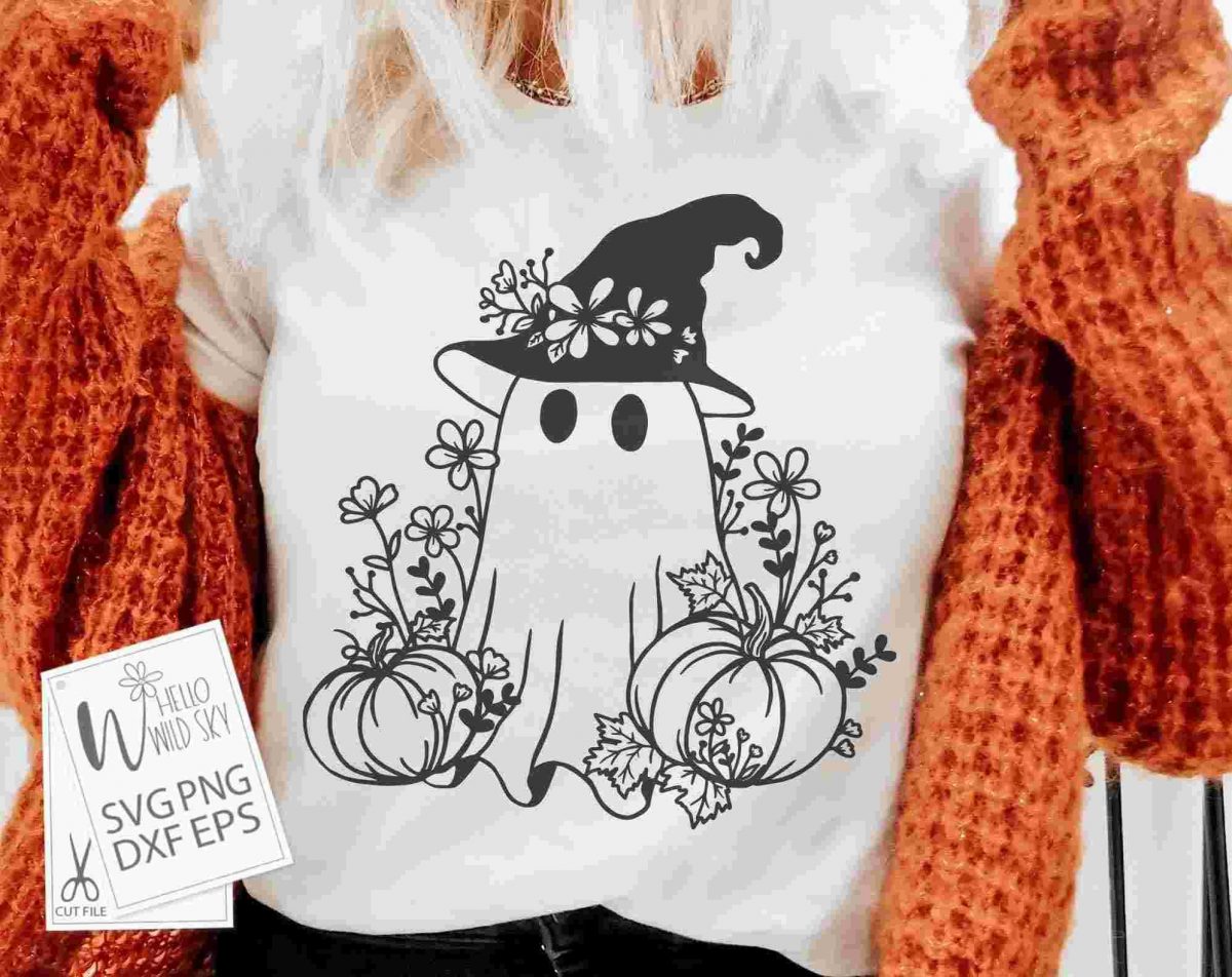 Charming Halloween SVG Pack Ghosts Pumpkins Flowers Ghouls