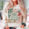 Cheerful Christmas PNG HandDrawn Boho Coquette Girly Tree SVG