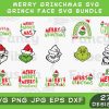 Cheerful Grinchmas SVG Pack Festive Christmas SVG Grinchmas Cut Files