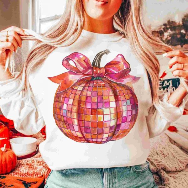 Chic Pumpkin SVG PNG Trendy Fall Designs for Autumn Sublimation