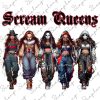 Chicano Horror Movie Girls Svg Creepy Friends Scary Characters for