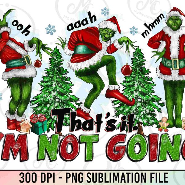 Christmas Cartoon Character PNG Sublimation Digital Download