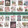 Christmas Cartoon Characters Bundle Festive SVG PNG Collection