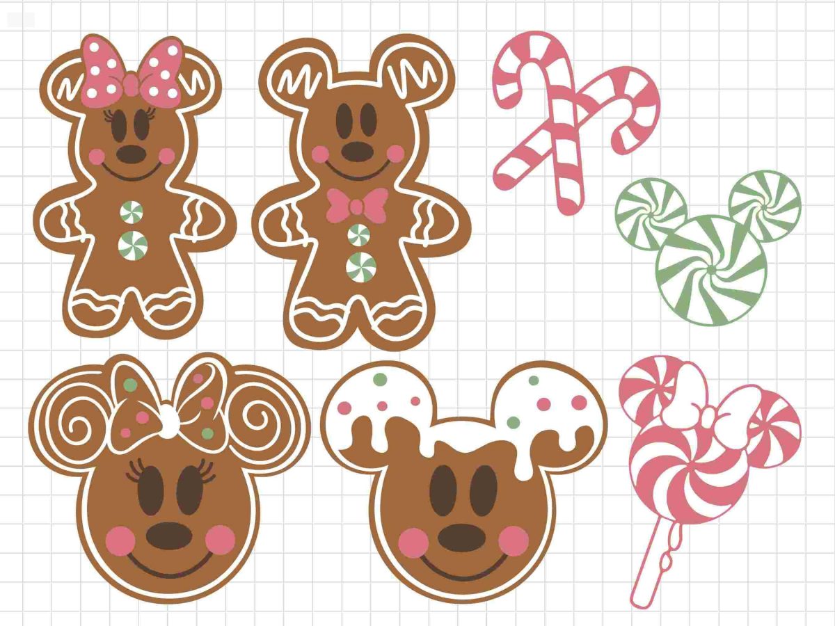 Christmas Cookie Gingerbread Svg Bundle Magic Castle Mouse