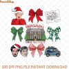 Christmas Coquette Bow Home Alone Boys of Winter 90s Comedy Movie Png