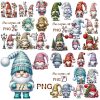 Christmas Gnomes Clipart Bundle 77 Festive SVG PNG Images for Winter