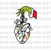 Christmas Heart Anatomy Svg Cardiology Ghosts Png Holiday Nurse