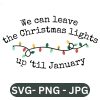 Christmas Lights Lover Holiday SVG Taylor Swift Song Lyrics Design