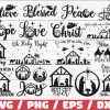 Christmas Nativity SVG Bundle for Commercial Use and Decoration