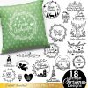 Christmas Plotter Bundle SVG PNG DXF pdf Holiday Svg Collection