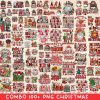 Christmas PNG Bundle Festive Santa Western Designs for Sublimation