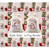 Christmas Santa Sack PNG Bundle for Festive Gift Giving