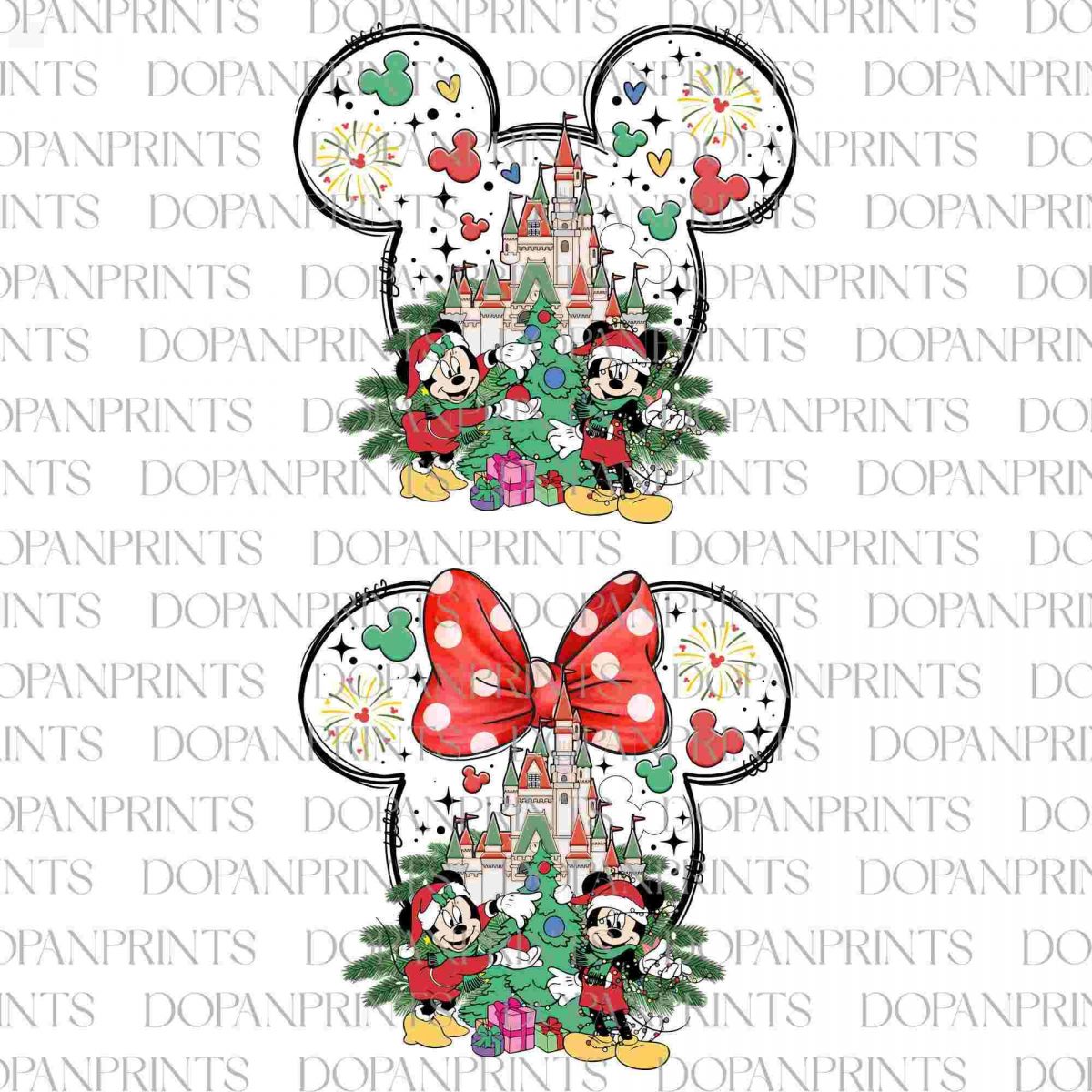 Christmas SVG Bundle Festive Mouse Xmas Holiday Cheer Family Vacation